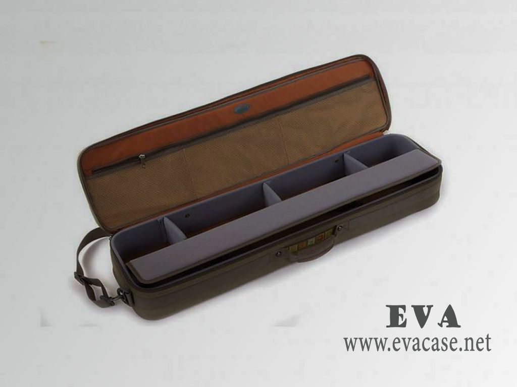 Fishpond hard shell spinning rod and reel travel case with molded